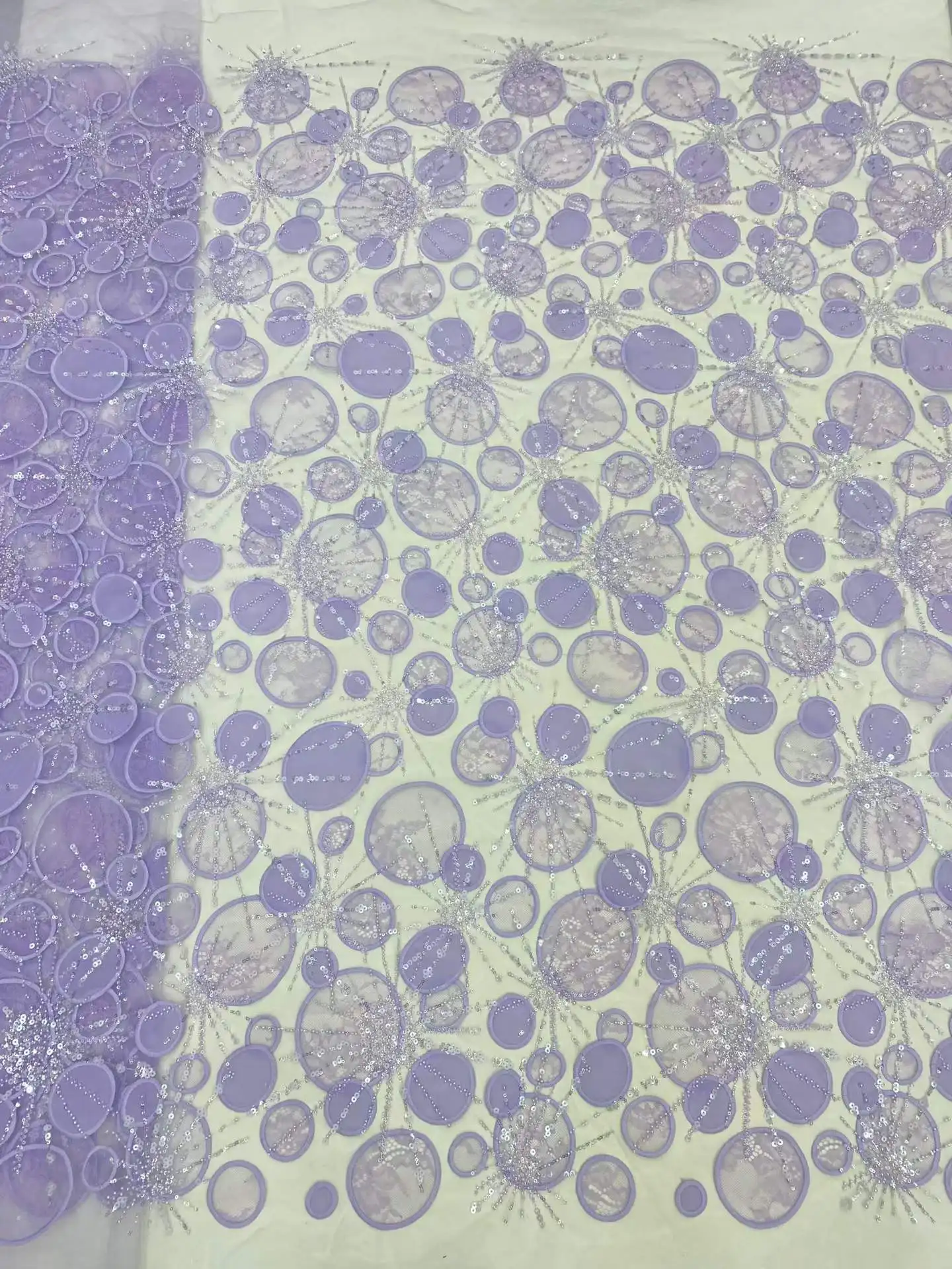 

Luxury African Nigerian Groom Sequins Beaded Lace Fabric 2026 High Quality French Tulle For Wedding Bridal Dress Sewing