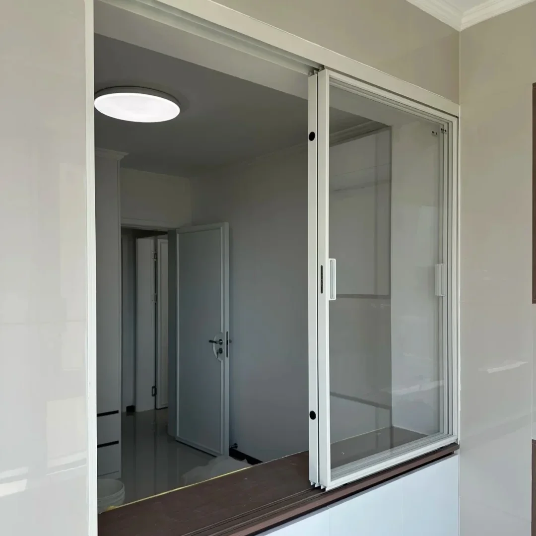 

Sliding Windows Low-E Glass Aluminum Sliding Window With Mosquito Net Residential For House