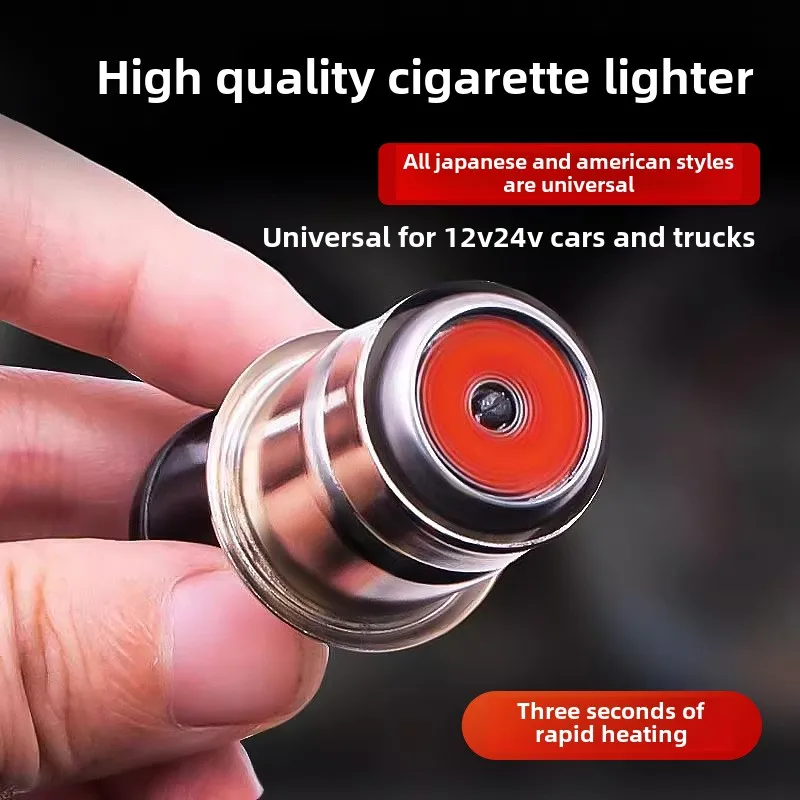 

Car Accessories Interior Mini Car Cigarette Lighter12V/24VThree-second Heating Heat-resistant Non-burning