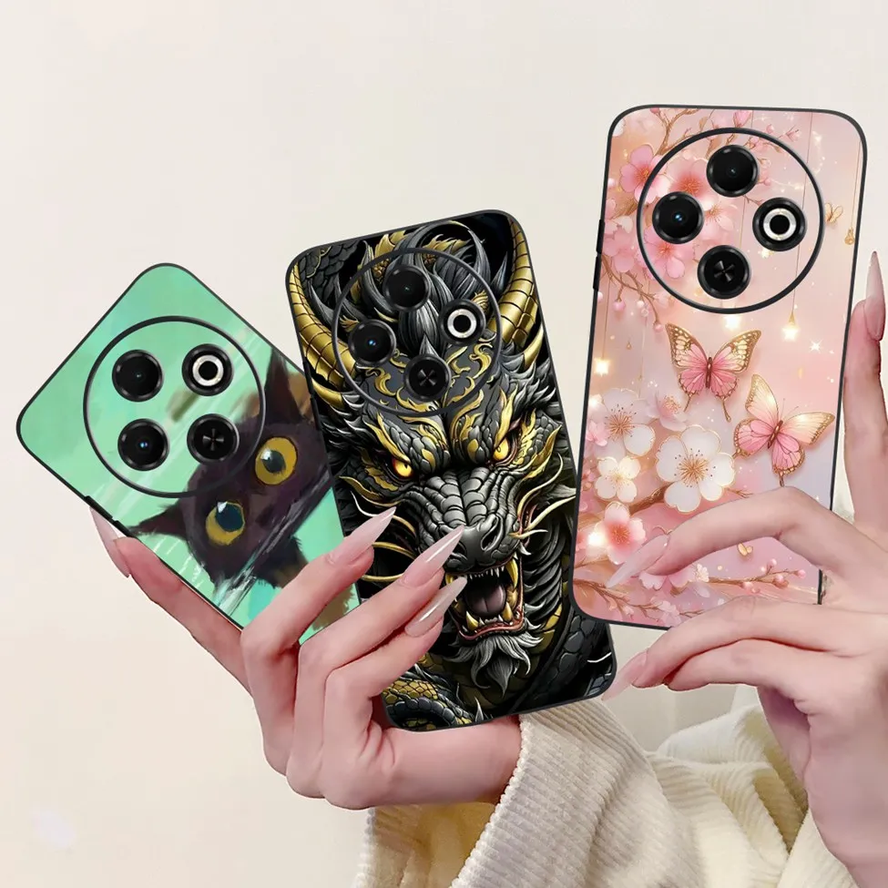 4G For Tecno Spark 30 KL6 30C KL5 30Pro KL7 Phone Case For Tecno Spark 30c Case Cover Shockproof Cool Boy Girl Fashion Butterfly