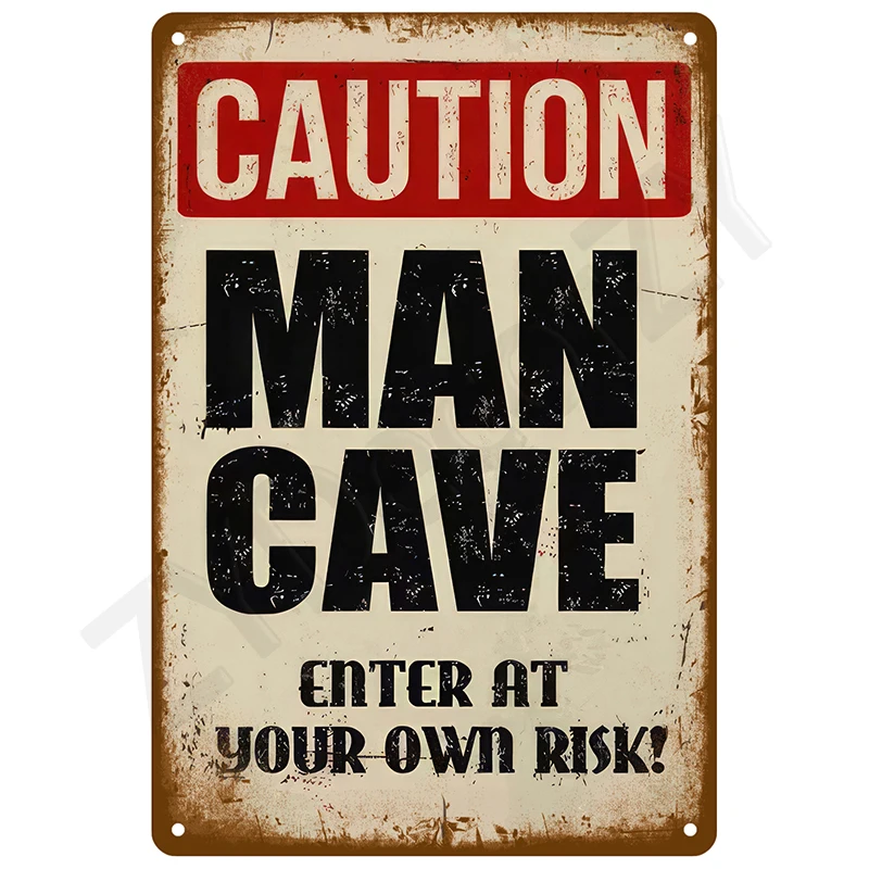 Vintage Metal Signs Plates Tin Sign Posters Man Cave Bar Retro Wall Art Mural Outdoor House Bathroom Home Room Decorations Decor image 20