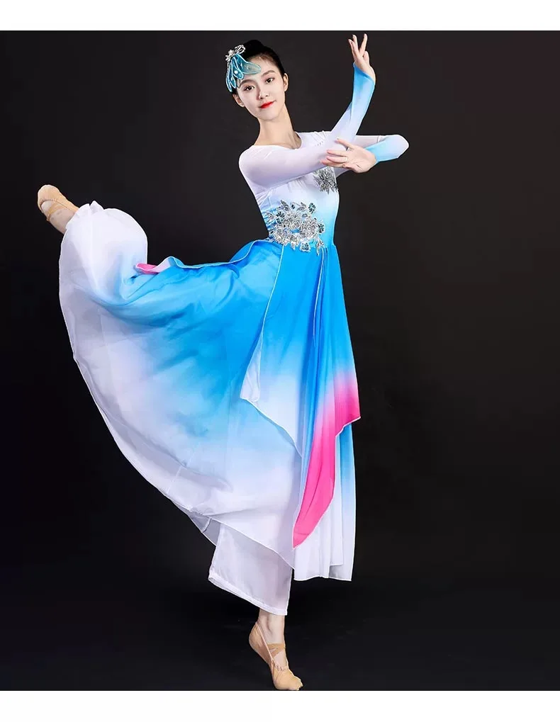 Women's classical dance costume Female Yangko fan Chinese style square dance suit modern dance costume