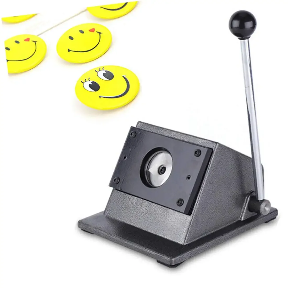 25/32/44/58/75mm Button Paper Cutter Circle Paper Punch Cutter Graphics Punch Cutter DIY Button Badage Card Cutting Machine