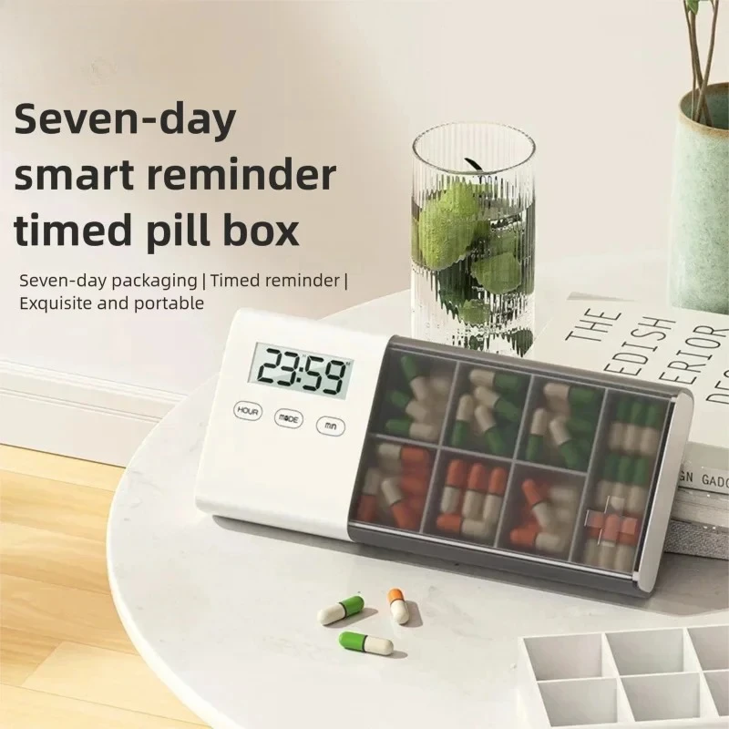 youpin-smart-pill-box-with-pill-reminder-timer-portable-medicine-organizer-weekly-dispenser-lcd-display-pill-box-travel