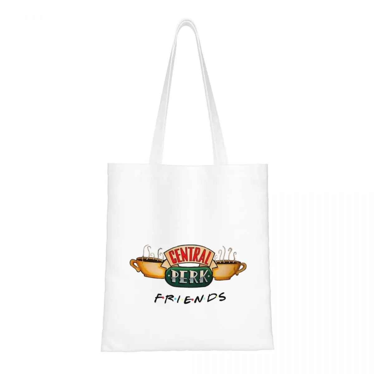 

Women Men Friends Central Park Tote Bags Canvas Grocery Bag for Girl Handbags