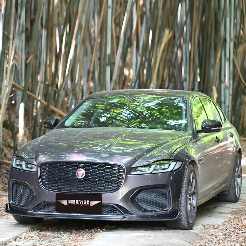 

Carbon Fiber Front Lip For Jaguar XFL X260 2021-2023 New Front Chin Small Surround Kit