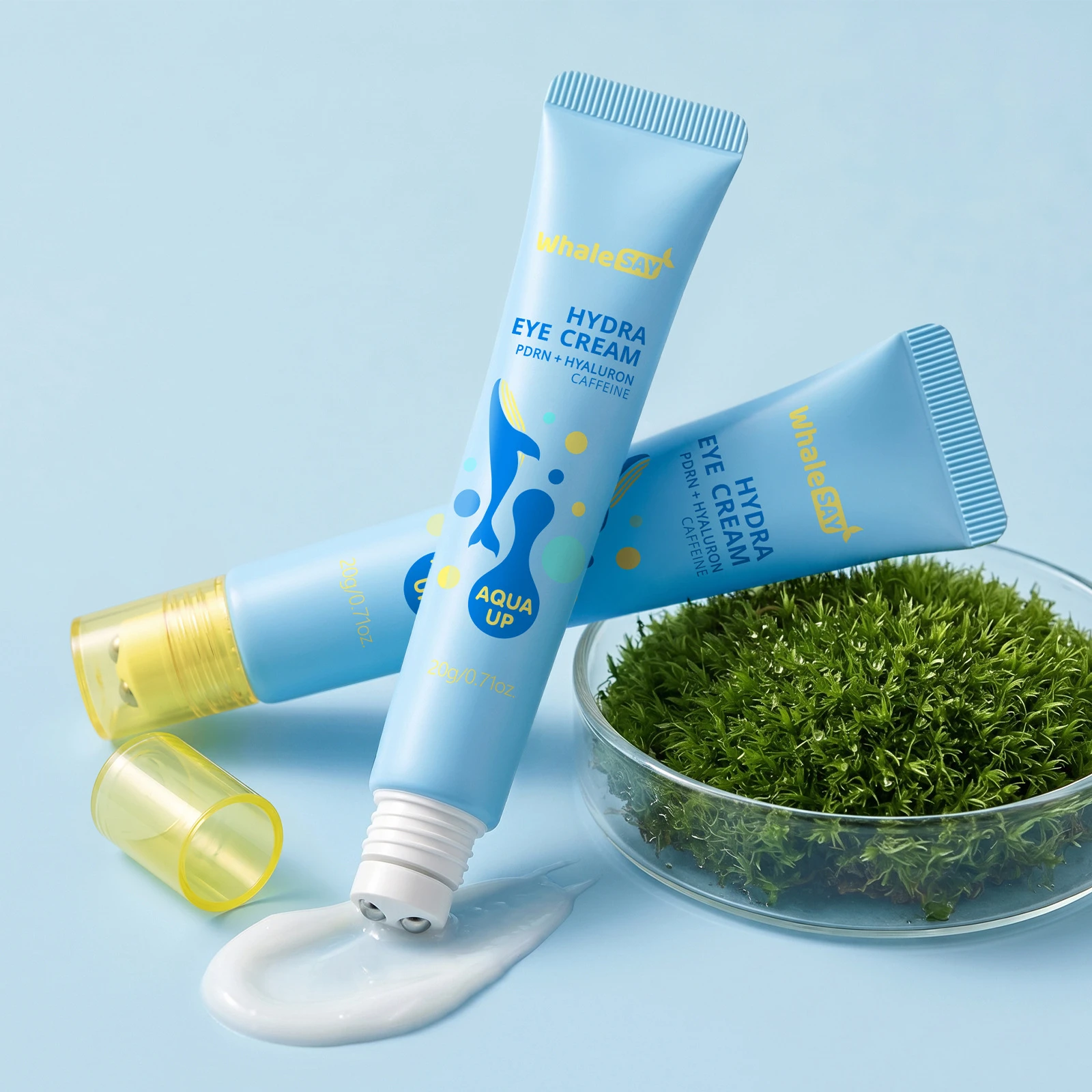 Hydrating Eye Cream 20g, provides rich hydration and lasting moisturization for delicate eye skin, relieves dry tightness