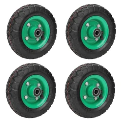 4X Inflatable Tire Wear-Resistant 6In Wheel 150Mm Tire Industrial Grade Cart Trolley Tyre Caster 250Kg 36Psi