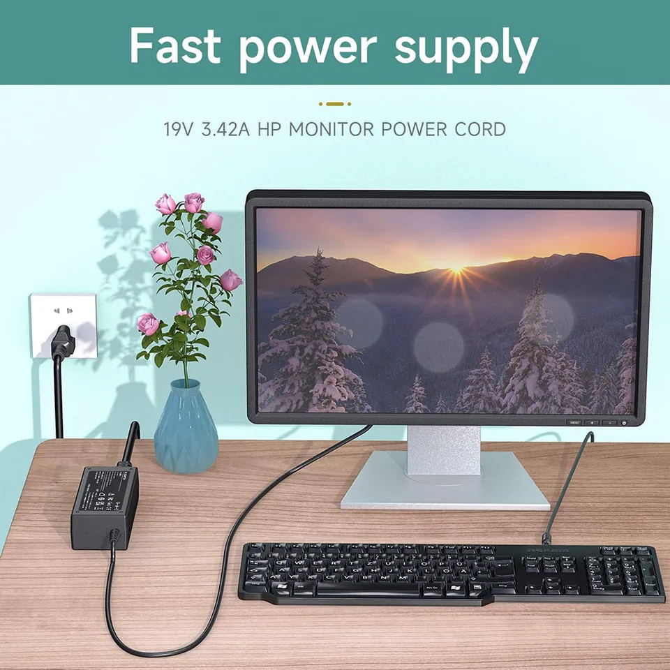 19V AC DC アダプター LCD モニター充電器 Asus 22 ''23'' 24 ''27 19V AC DC アダプター LCD モニター充電器 Asus 22 ''23'' 24 ''27