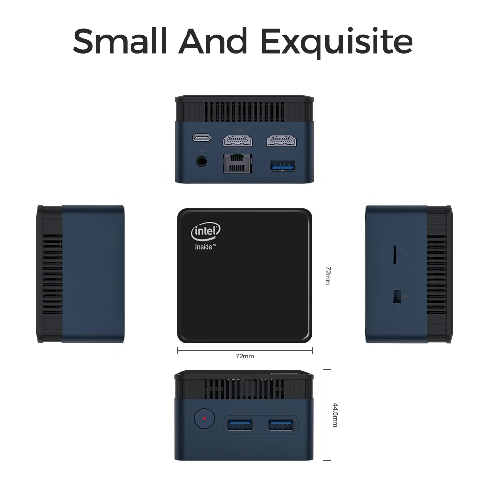 رخيصة تخصيص المحمولة سطح المكتب ألعاب الكمبيوتر بحيرة N5105 N95 N100 8GB 12GB DDR5 أصغر جيب كمبيوتر ألعاب كمبيوتر صغير #4