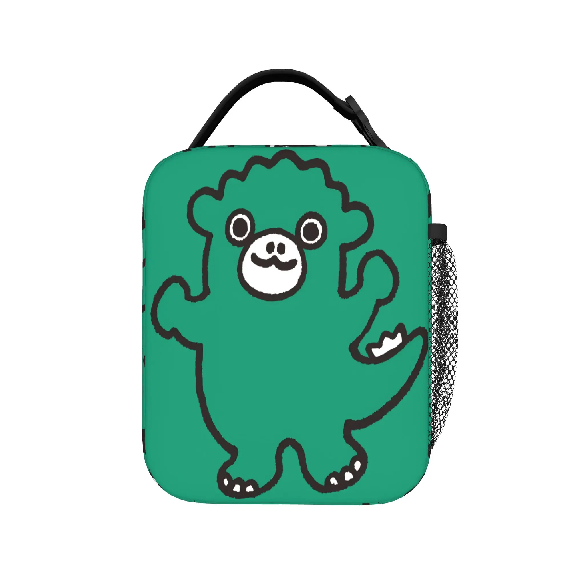 Chibi Godzillaa Monster Raids Again Insulated Lunch Bag Cooler Bag Reusable,Lunch Container Leakproof Tote Lunch Box School
