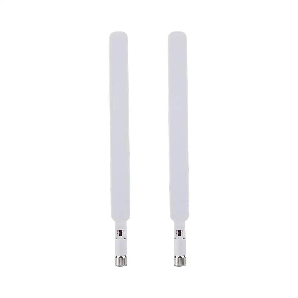 2 buah/Set 4G antena SMA Male untuk 4G LTE Router antena eksternal untuk Huawei B593S B880 B310 Router antena (dengan adaptor TS9)