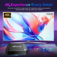 X96Q RK3518 TV Box Android 14 Ram 2GB ROM 16GB Media Player Dual Band 2.4G/5.8GHz WiFi6 Set Top Box Android Box with Remote