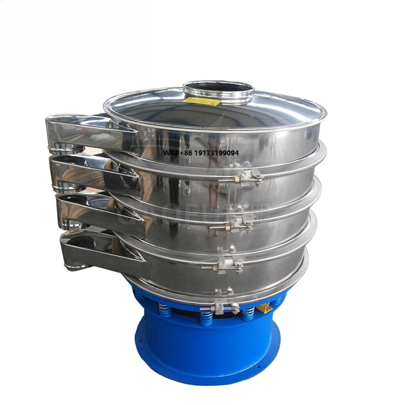 Chocolate Candy Granules Separation Sorter Machine Multi-classification Rotary Vibrating Screen Sieve for Food