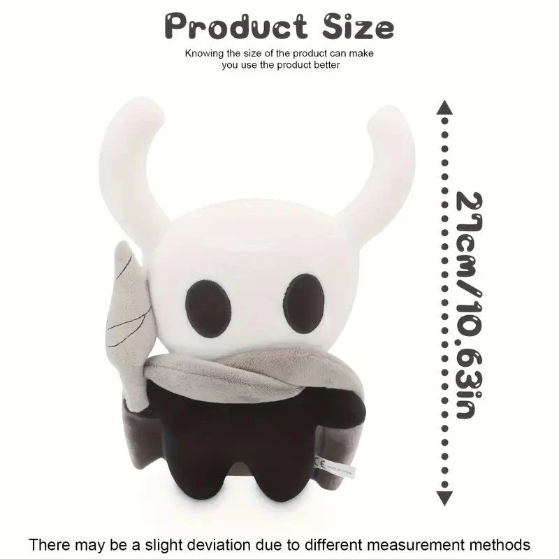 10.63in Hollow Knight Plush Toy Game Hollow Knight Stuffed AnimalPlush Dolls Kids Toys Birthday Holiday For Boys Easter Gift