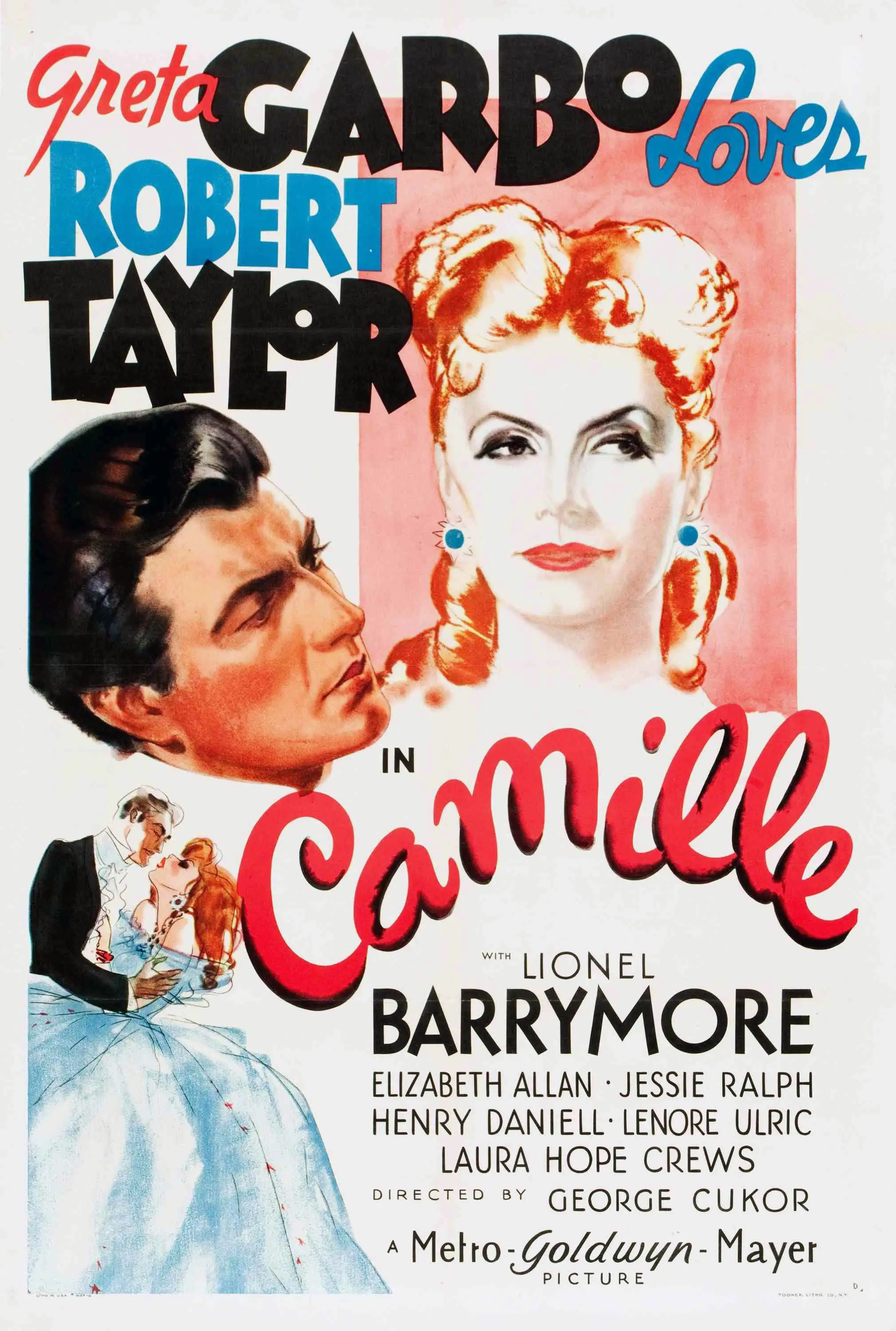 Camille 1936 Movie Art SILK POSTER Wall Art Home Decorative painting