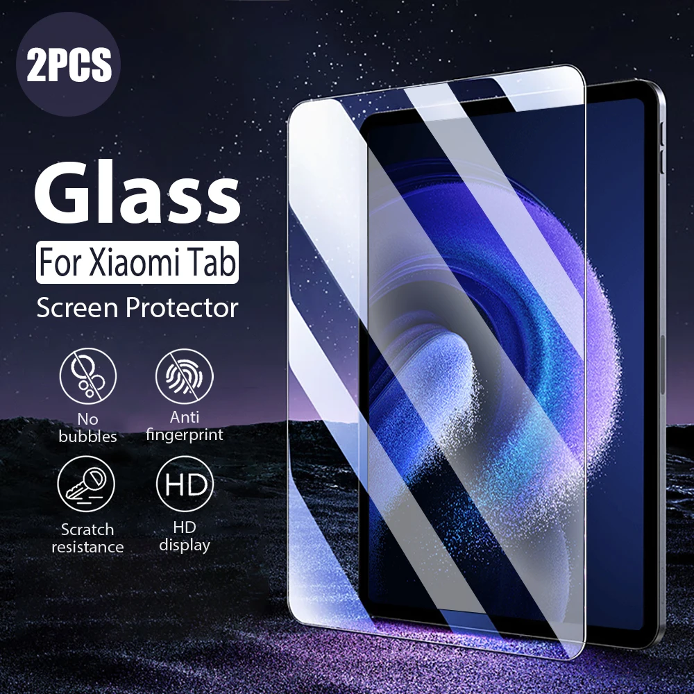 2Pcs Tempered Glass For Xiaomi Pad 6 5 Pro 11 Inch Screen Protector For Redmi Pad 10.6 Tablet Accessories Film