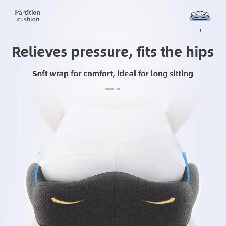 Memory Foam  Cushion Office Car Tailbone Pressure Relief Student Chair Pad Assorted Colors Ergonomic Donut Pillow