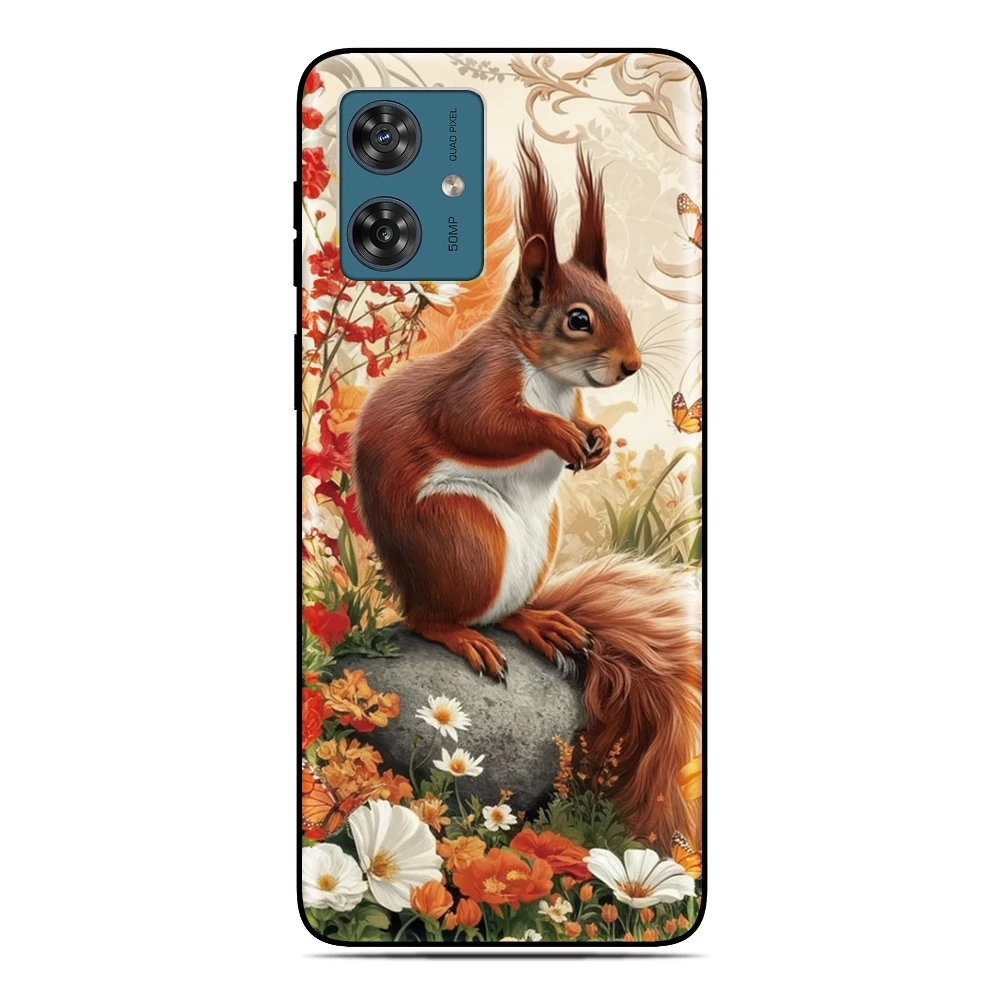 Cute Squirrel Back Cover For UMIDIGI G9 G9A G9C G9T Note 90 90C 90A G5 G6 G3 Power 5 5s 7 7s F1 A9 A11 A13 Pro Max Phone Case