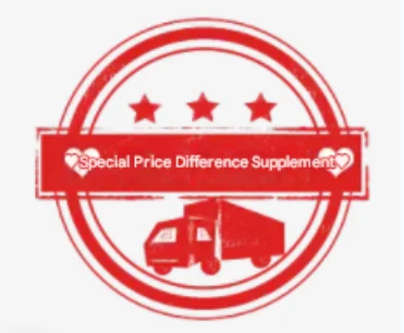 Regarding package accessory fees/goods price difference/remote address fees