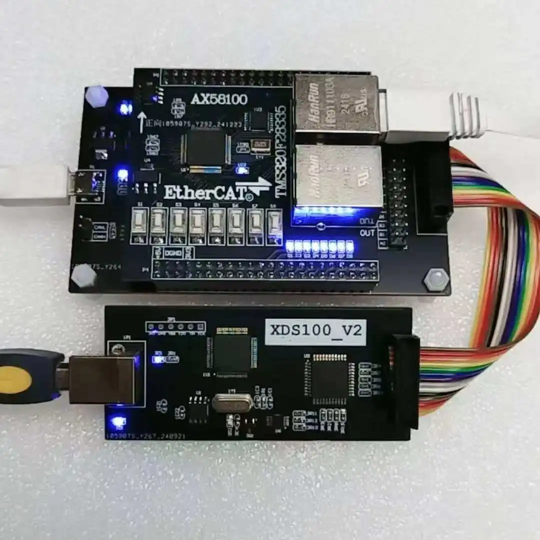 

TMS320F28335+AX58100 EtherCAT Servo Slave CIA402 SPI/EXMC Dual Mode