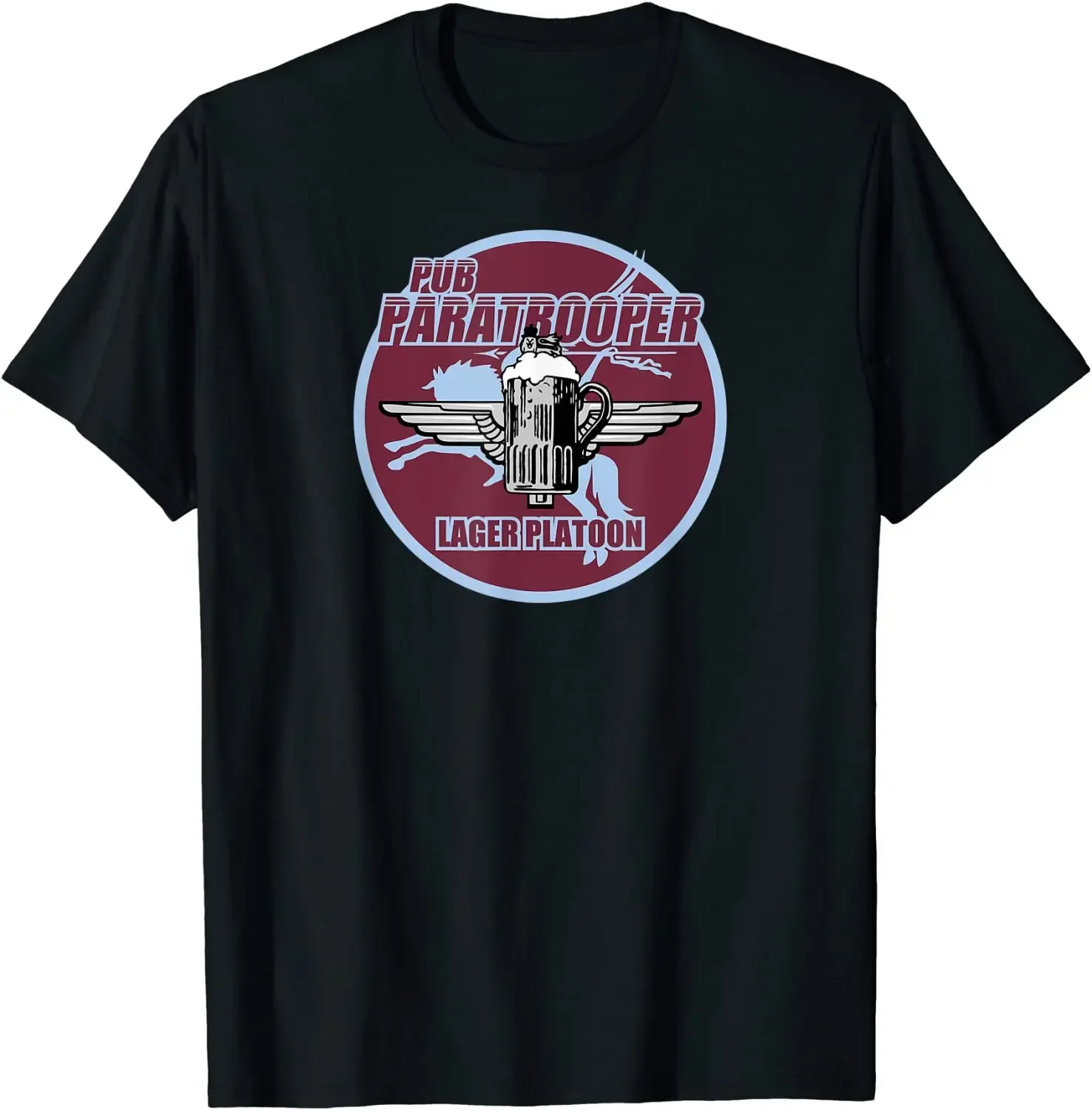 Pub Paratrooper Funny England Colchester Garrison T-Shirt. Summer Cotton O-Neck Short Sleeve Mens T Shirt New S-3XL