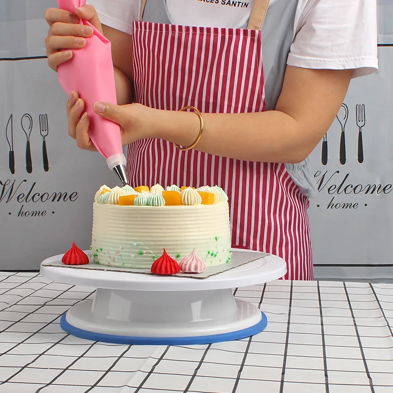 Cake Turntable Stand Non-slip Rotating Platform Cake Decorating Tool Round Cake Table Kitchen Baking Gadget Decoration Project