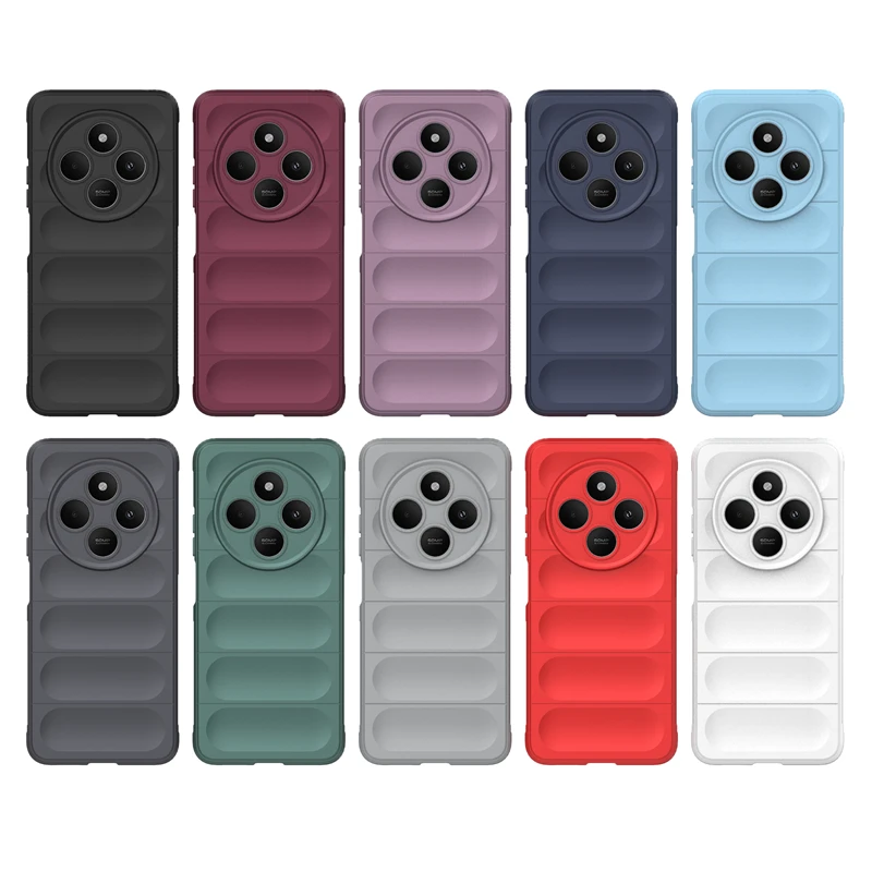 For Poco C75 Case Cover Poco C75 Capas New Shockproof Phone Back Anti-Drop Armor Bumper Soft TPU For Fundas Xiaomi Poco C75 C 75