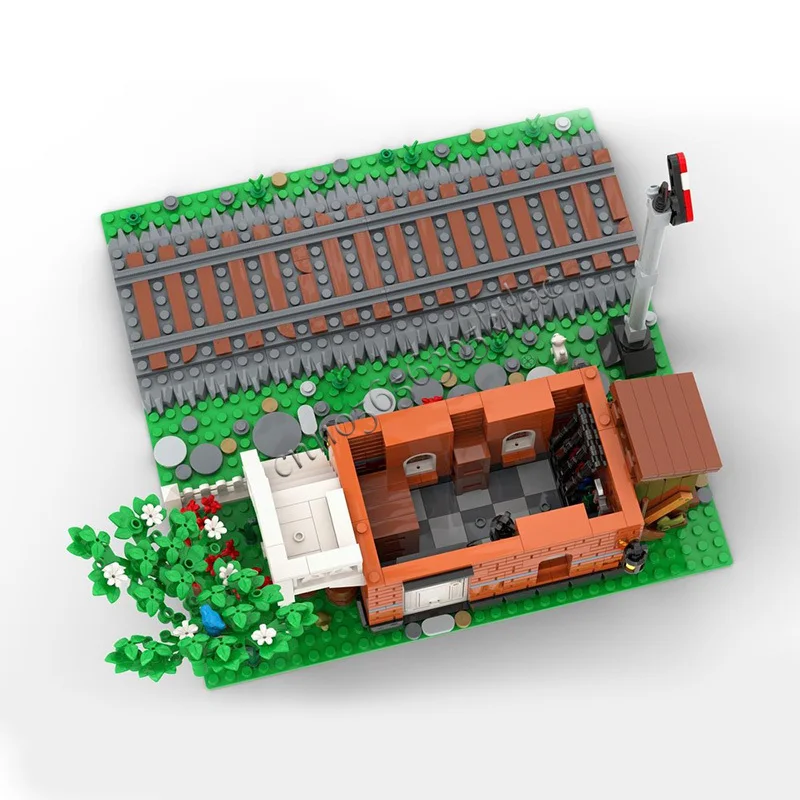 1147 PCS Scatola di segnalazione di costruzione MOC Personalizza il design modulare del blocco di costruzione Design creativo Giocattolo educativo di Natale fai da te Regalo