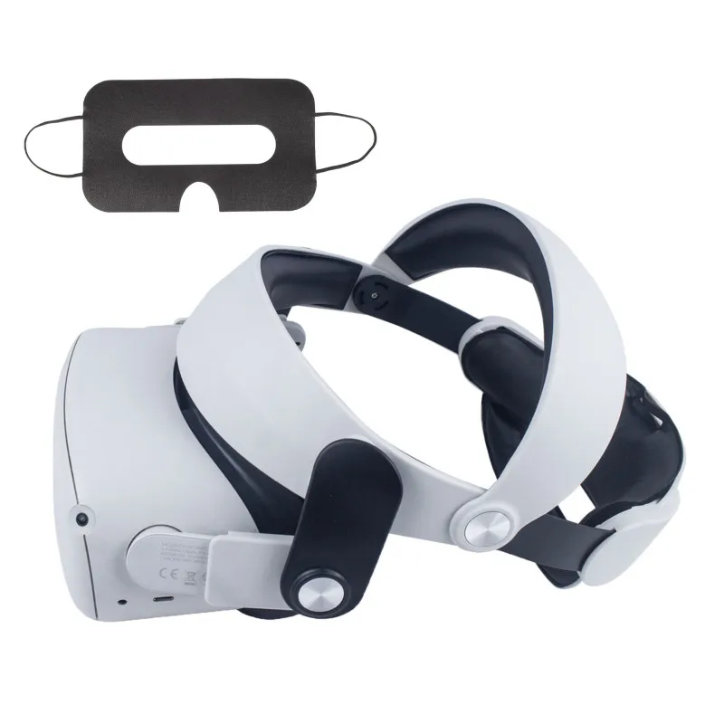 Head Strap For Oculus Quest 2 VR Stand Helmet Adjustable Headset For Oculus Quest 2 Accessories Mount Face Padding Elite Strap