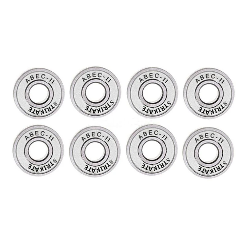 ELOS-STRIKATE-All Terrain Off Road Rodas De Borracha, Completo Longboard Rolamento Rodas, ABEC-11, 4Pcs 76mm, 8Pcs