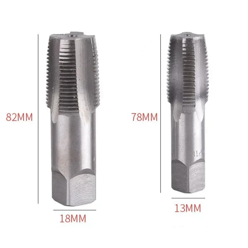 3/4", 1/2" NPT Pipe Tap, Carbon Steel, Damaged Screw Broken Bolt Water Pipe Extractor Remover, Home Water Pipe Repair Tool
