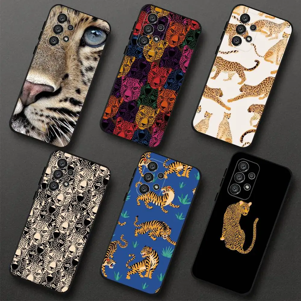 

art jaguar aesthetic Phone Case For Samsung S 25,24,23,22,30,21,10,9,Ultra,Plus,Lite,FE,4,5G Black Soft Case