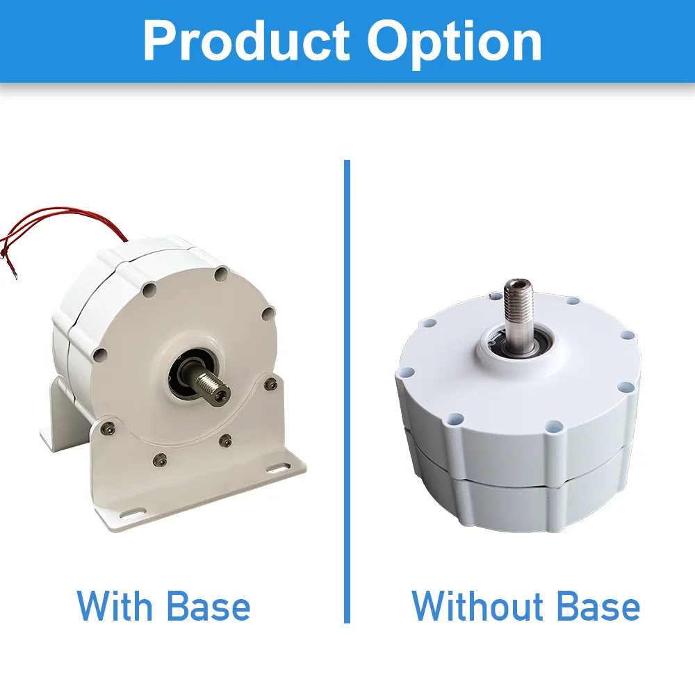 Imagem -02 - Gerador de Ímã Permanente sem Engrenagens Turbina Eólica Turbina de Água Low Rpm Use para Bateria de Carga Make Power Energy System 3000w
