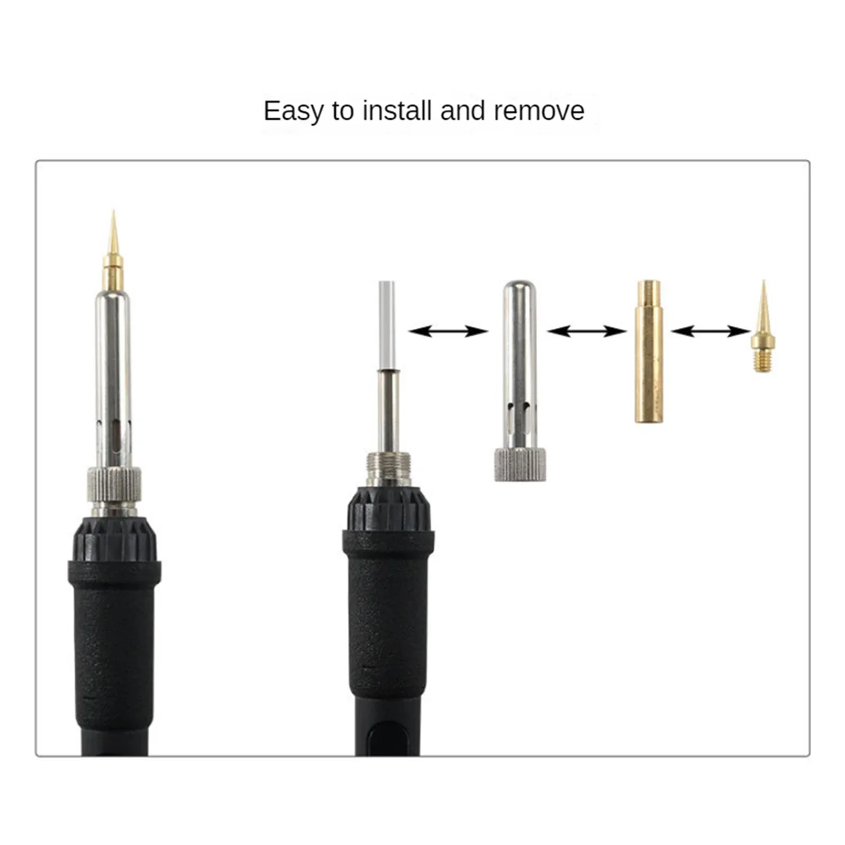 3D Printer Soldering Iron Tips Soldering Welding Iron Kit Replaceable Soldering Welding Iron for Voron 2.4/MK4 EU