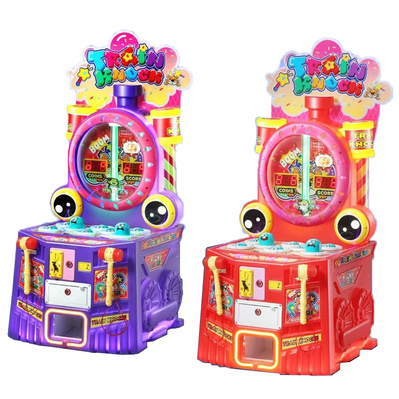 

New Children's Coin Operated Floor Mouse Game Machine, Egg Twisting Gift Machine, Knocking Music for Sale