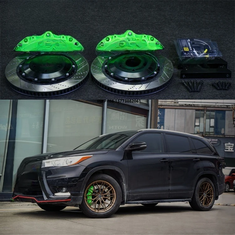 

Front Big Brake Kit 6 Piston Caliper With 378*32 mm Rotor BBK Auto Brake System for Highlander 19 Inch Car Rim