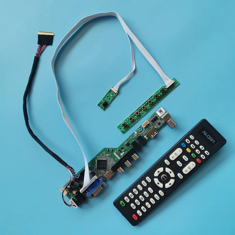 

Комплект для A089SW01 V0/V1 B089AW01 V0/V1 40-контактный LVDS экран ноутбука 8,9 дюйма HDMI + VGA + AV + USB 1024x600 плата контроллера аналогового ТВ-драйвера