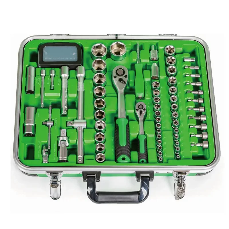 228 Pieces Auto Repair Tool Set Ratchet Wrench Socket Combination Casing Car Repair Toolbox