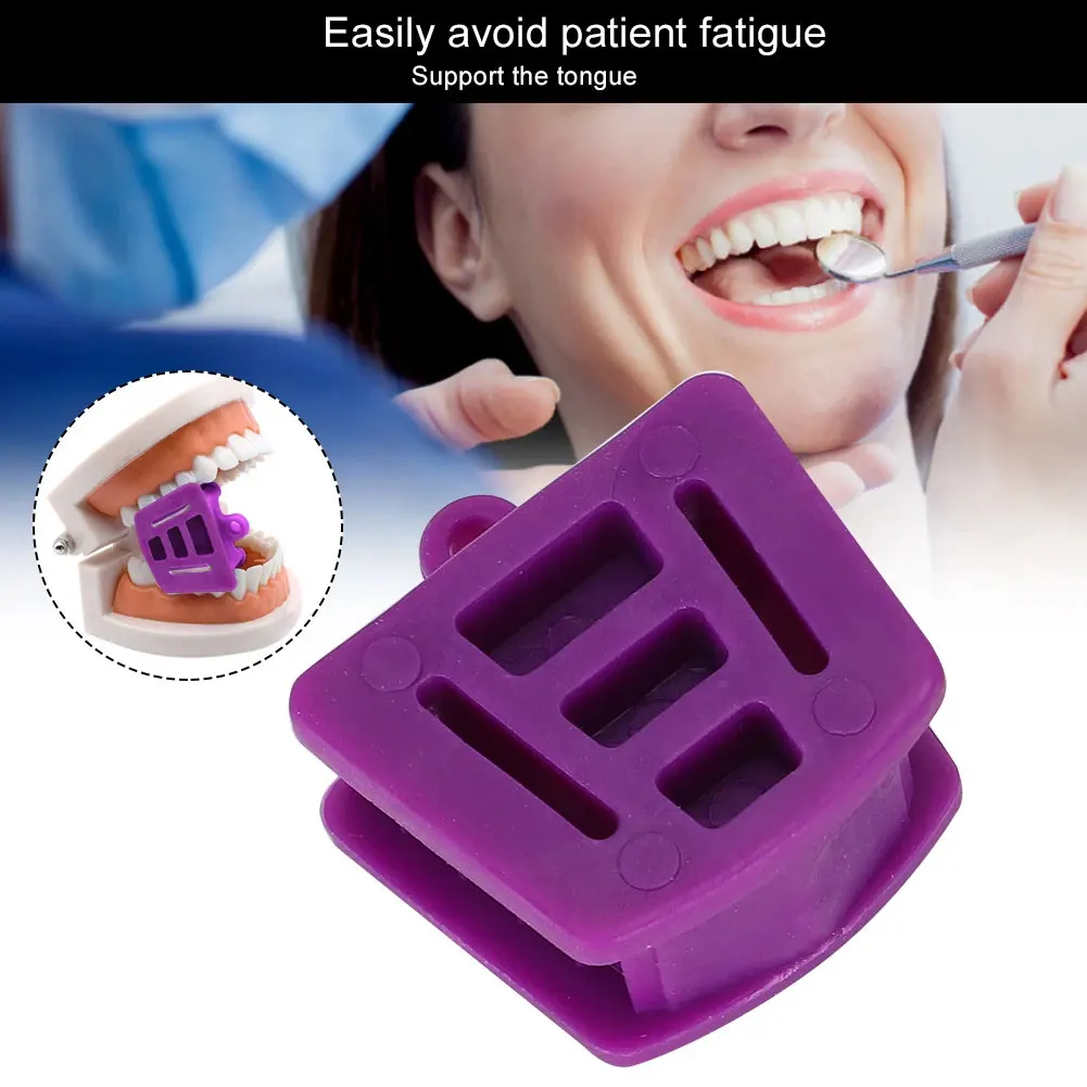 10pcs Dentals Oral Occlusal Pad Dentals Open Mouth Prop Reusable Waterproof Orthodontic Accessories For Dentals Treatments