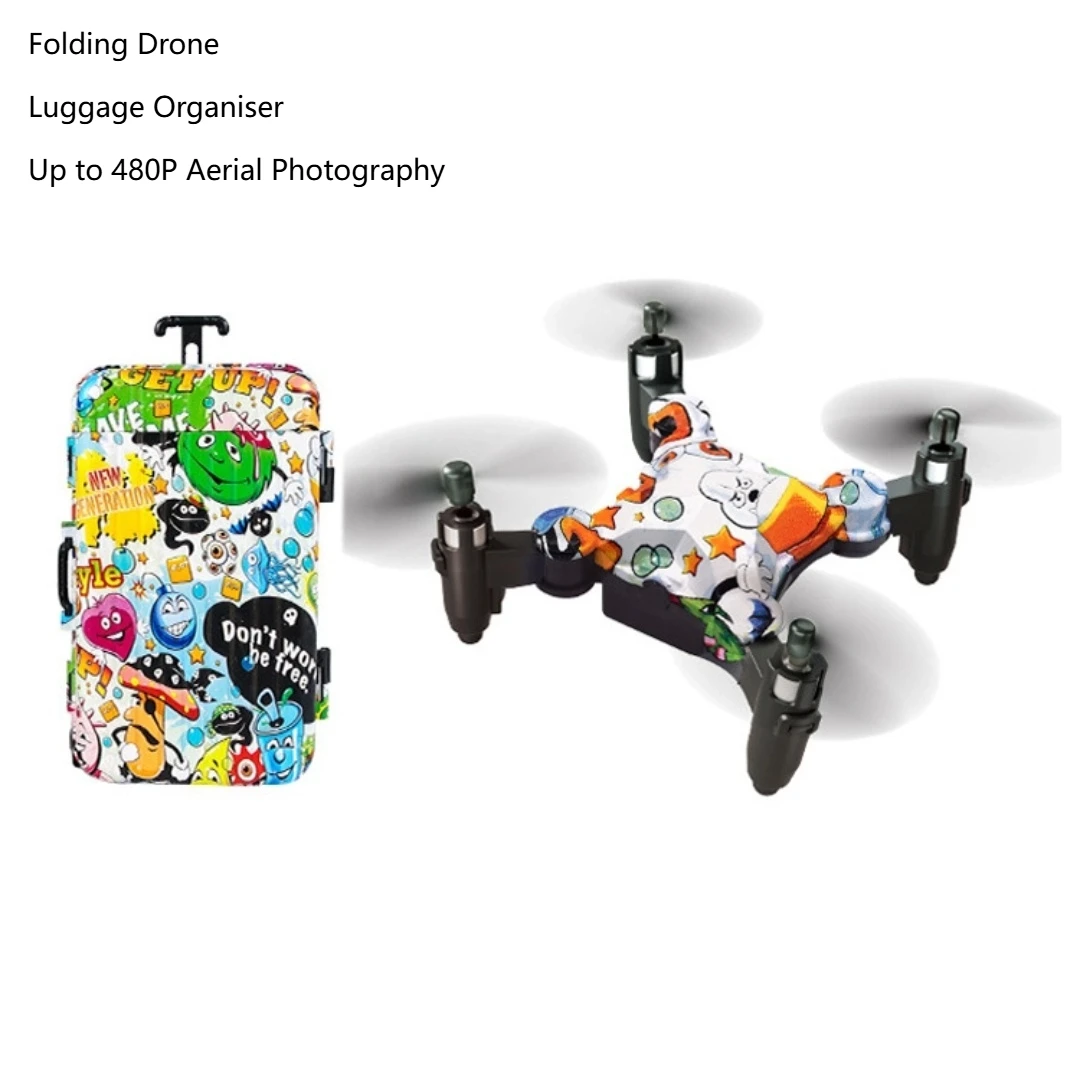 

Новый в наличии мини-складной дрон для хранения багажа, аэрофотосъемка, умный пульт дистанционного управления, флаер, игрушки для взрослых, квадрокоптер 480P