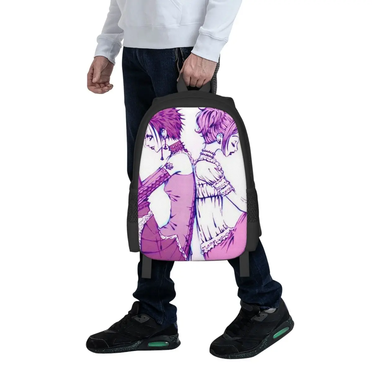 

Shoujo Manga Anime Nana Student Backpack School Bag Hiking Travel Daypack for Boys Girls Fashion Bookbag Shoulder Bags