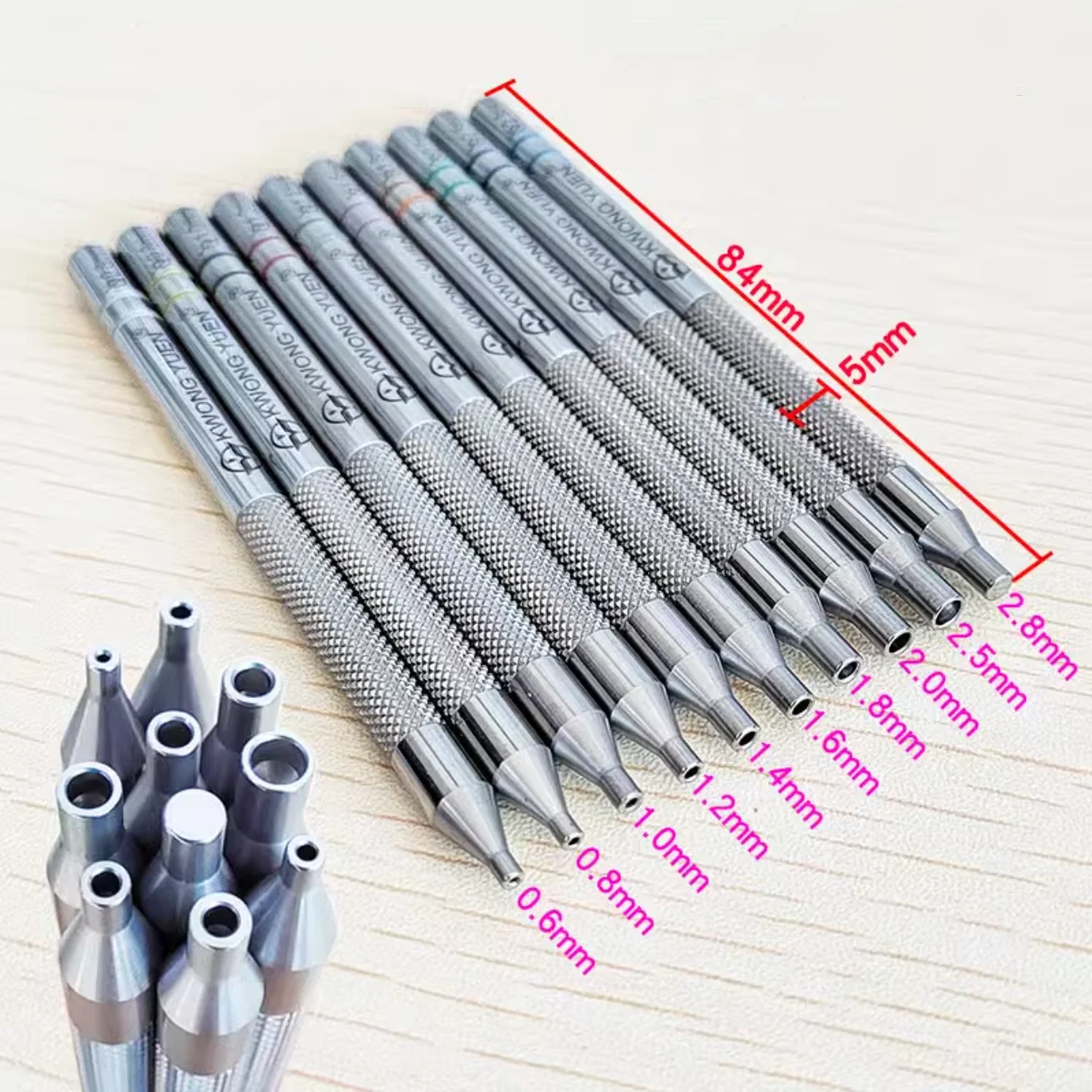 High quality watch repair tool, stainless steel watch pointer, pressing hour hand, minute hand, second hand, ten sizes