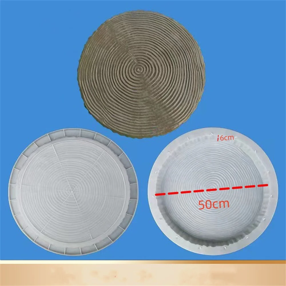 

Anti-Slip Mold for Outdoor Park Paving Imitation Brick Stone Abrasive Tree Stump Cement Stepping Grinding Disc Garden Mold