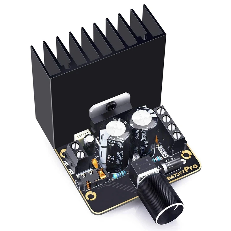 Power Amplifier Board,30W+30W Dual Channel 2.0 Audio Amplifier Kit Class AB DC 12V Digital Stereo Amp Module TDA7377