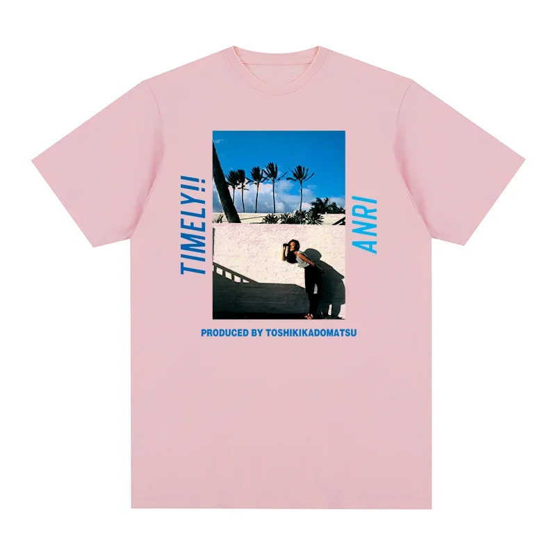 TOSHIKI KADOMATSU T-shirt Vintage Anri Timely City Pop Music Japanese Funk Cotton Men T shirt New TEE TSHIRT Womens Tops Unisex