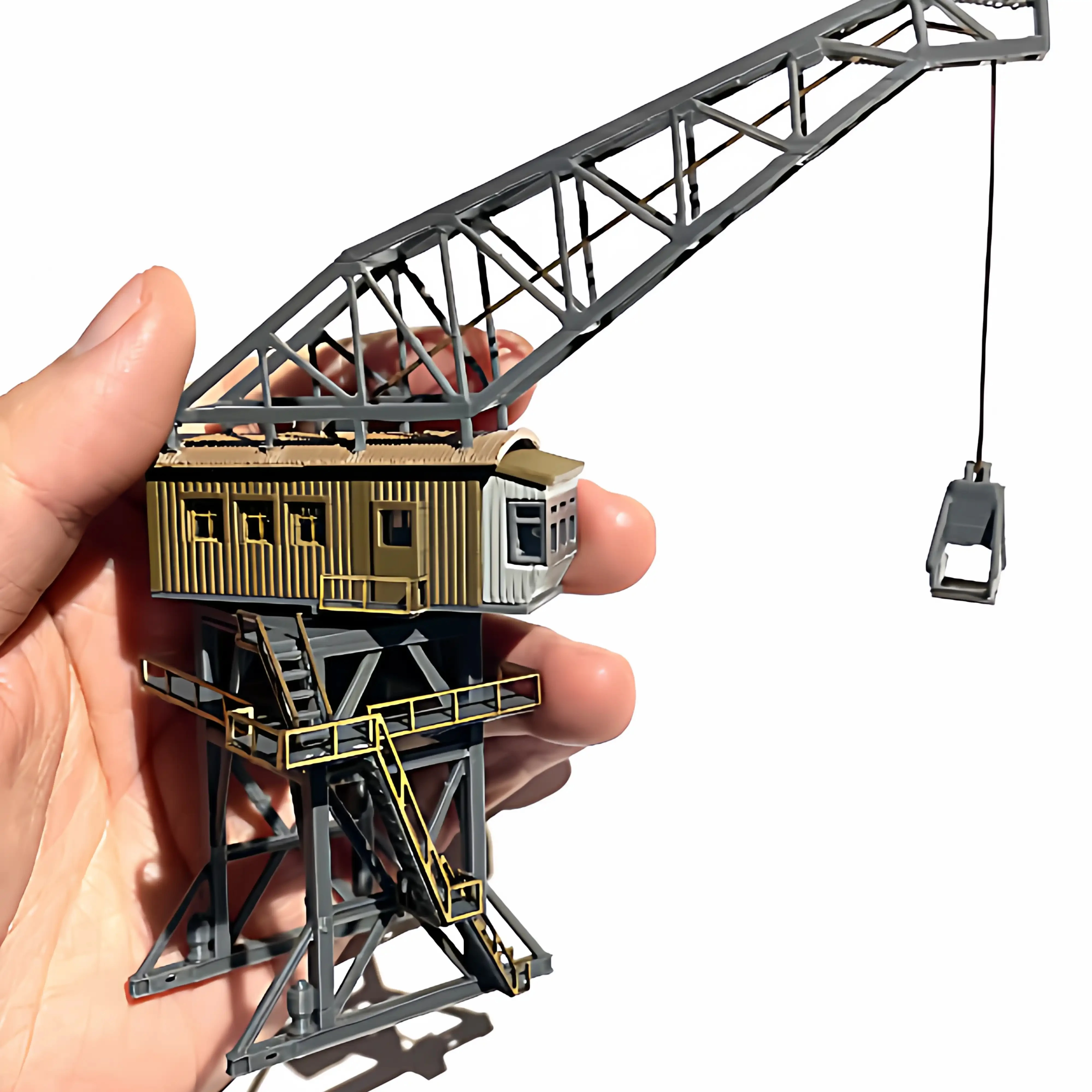 

N Guage Coal Crane/Coal Loader Plastic Unpainted Kits for 1:150 Diy Model Making/Railway Train Layout/Diorama/Landscape 1pc