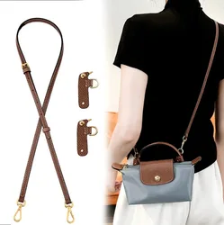 Fivela sem soco para Longchamp Mini Bag, Alça de Ombro, Bolsa Crossbody Modificada, Acessórios para cinto, Novo