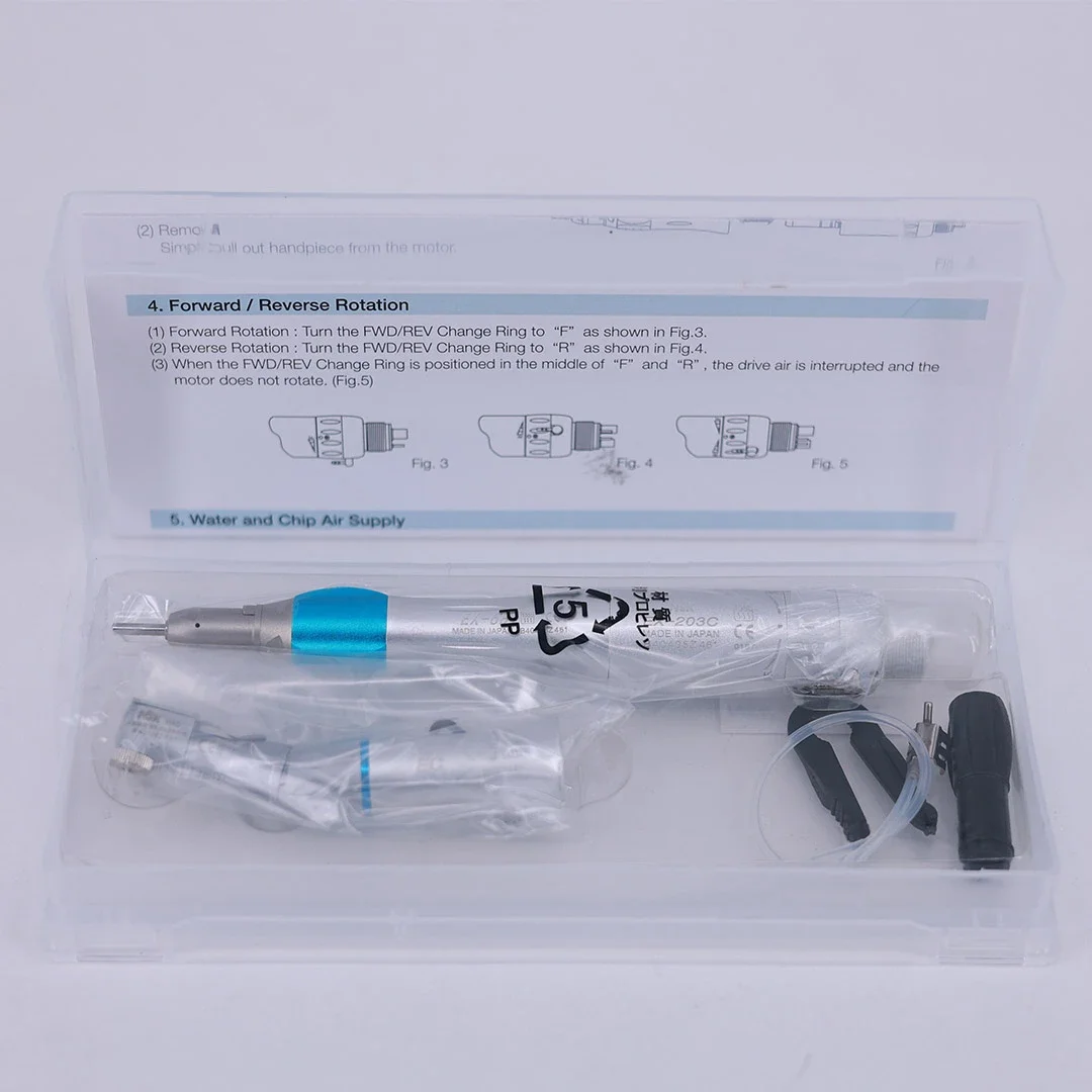 EX-6CEX-203C Dentals 1:1 Direct Drive Contra Angle Low Speed Handpiece Dentistry Against Contra Angle Polishing Tools