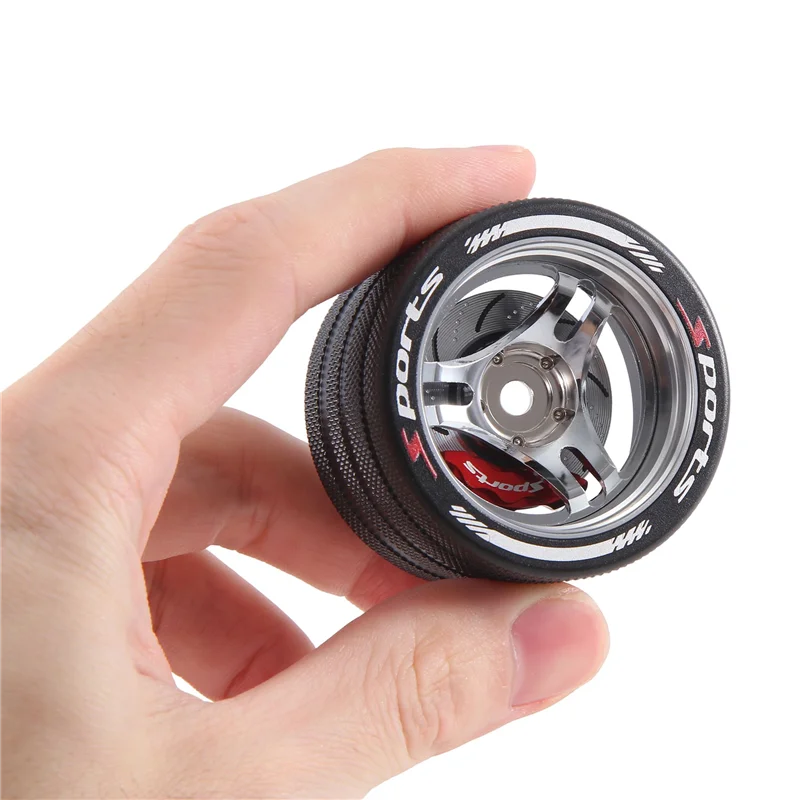 

ABUM-RC Metal Handwheel With Brake Disc Brake Caliper For SANWA MT4/FUTABA 4PX/Flysky NB4/KO EX Next/WFLY X9 Durable Silver
